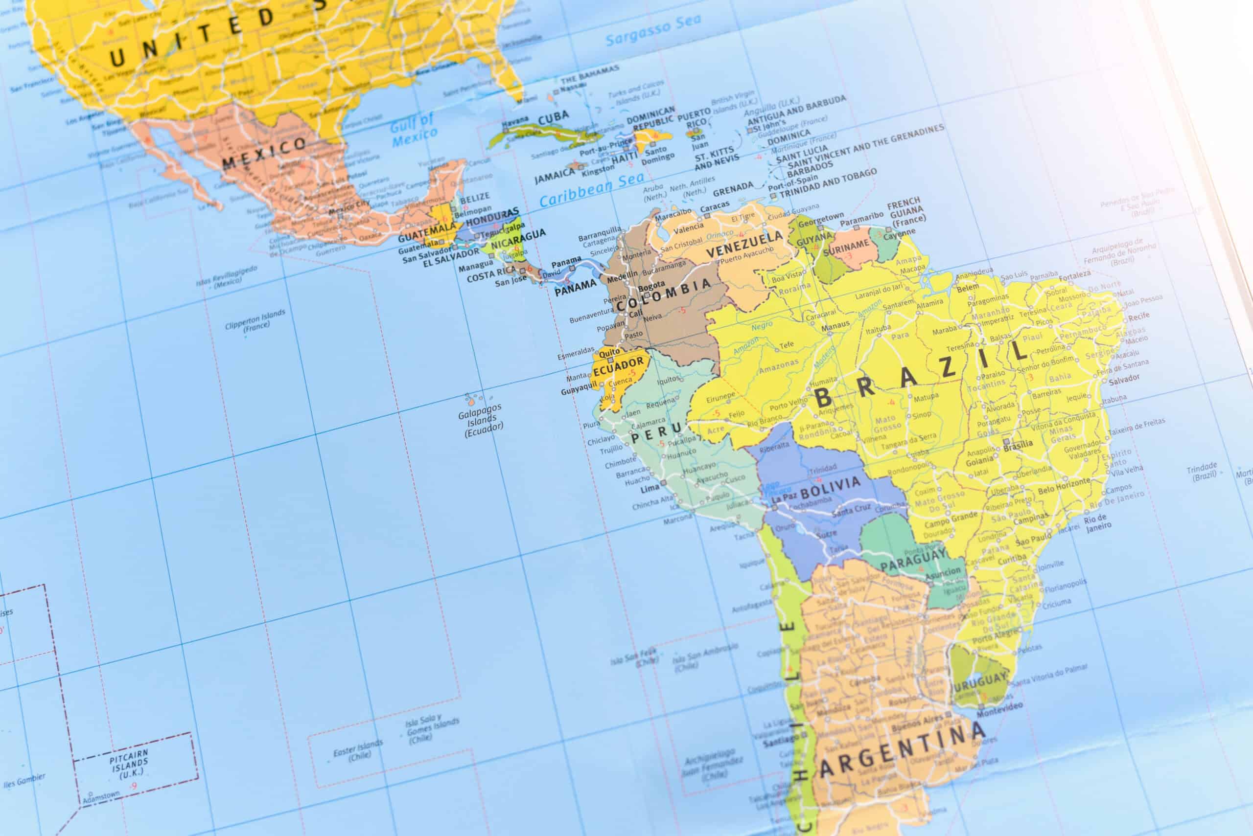 Latin America Map